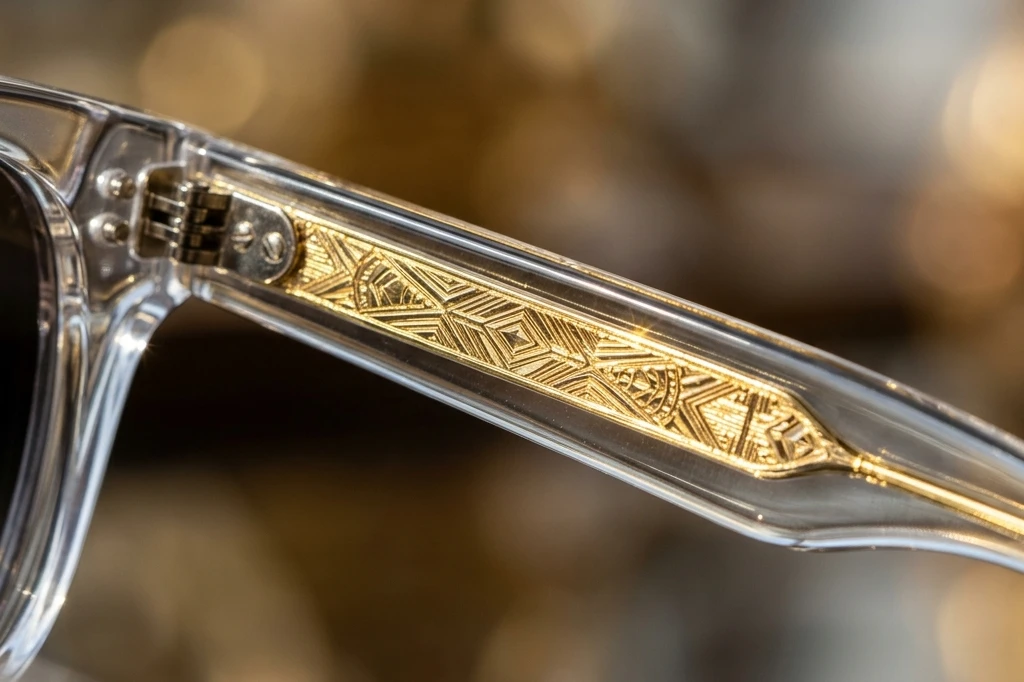 Custom Engraved Metal Core Wire Detail