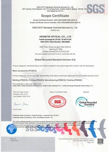SGS Audited Supplier Certificate