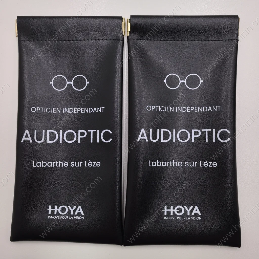 Custom Eyeglass Pouches — Custom Eyewear Branding Prototype (LOG #3894)