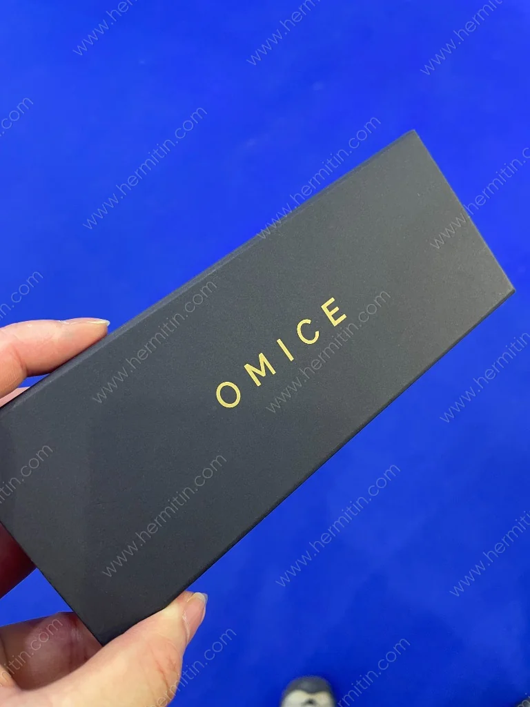 Custom Metallic Gold Silk-Screen Printed Matte Black Eyewear Box — Custom Eyewear Branding Prototype (LOG #3839)