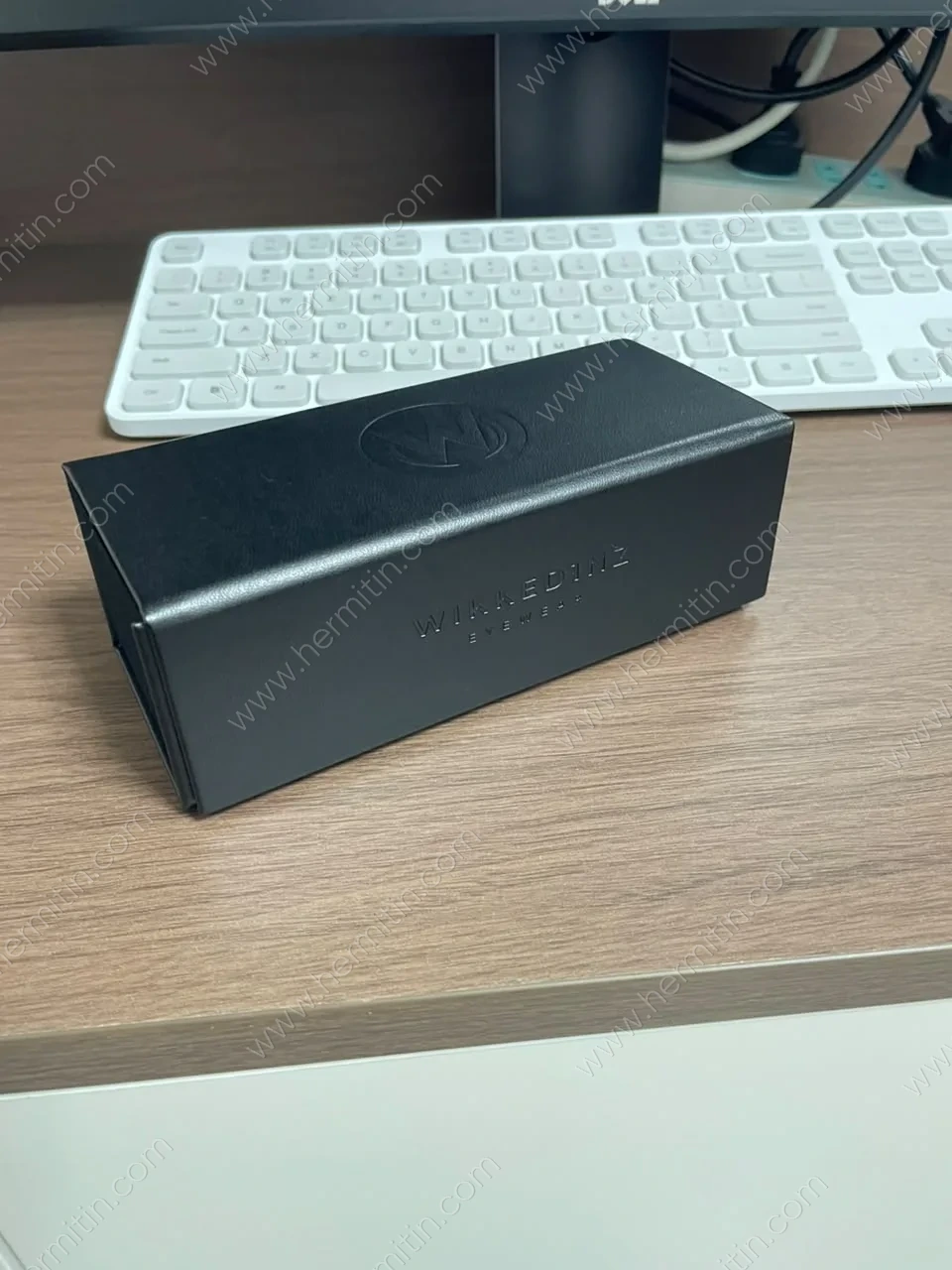 Private Label Eyewear Case with Debossing — Custom Eyewear Branding Prototype (LOG #3851)