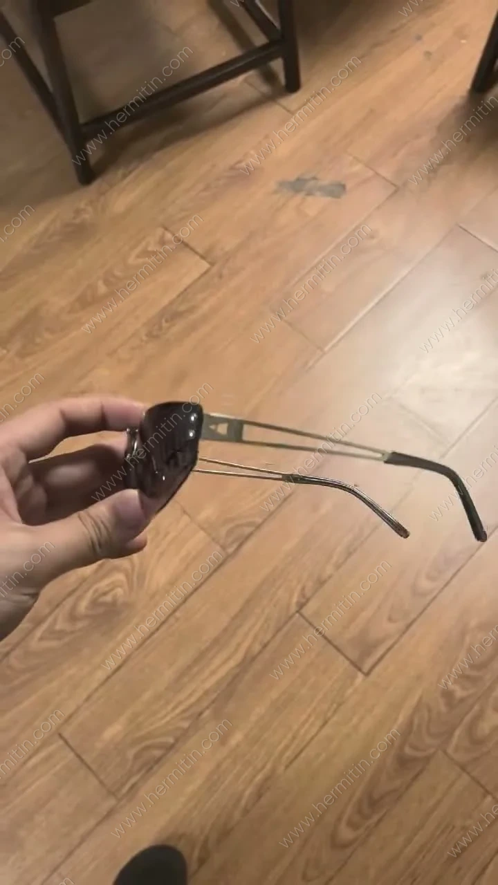 Stainless Steel Eyewear Frame PP Sample Inspection — Custom Eyewear Branding Prototype (LOG #3852)