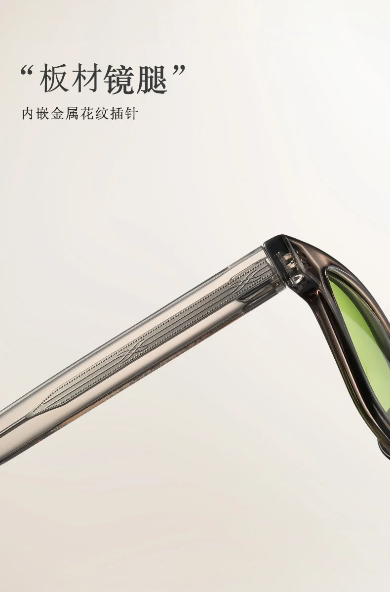 Other Acetate Vintage Acetate Polarized Sunglasses | TAC High-Definition Lenses UV400 Protection - Details 4