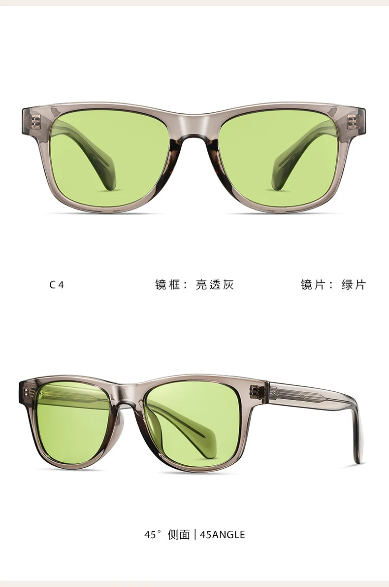 Other Acetate Vintage Acetate Polarized Sunglasses | TAC High-Definition Lenses UV400 Protection - Details 10