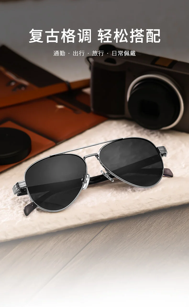 Other Acetate Vintage Metal-Acetate Polarized Sunglasses | New Style UV400 Protective Eyewear Premium Teardrop Shades - Details 2