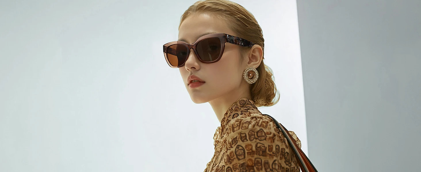 Other Acetate 2025 new Trendy luxury Butterfly Polarized Sunglasses Fashion Thick Frame Acetate Sun Glasses Driving UV400 Protection for lady - Details 3