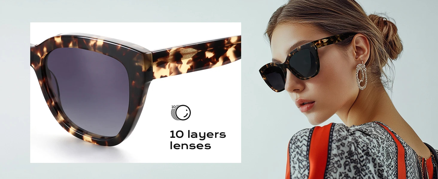 Other Acetate 2025 new Trendy luxury Butterfly Polarized Sunglasses Fashion Thick Frame Acetate Sun Glasses Driving UV400 Protection for lady - Details 4