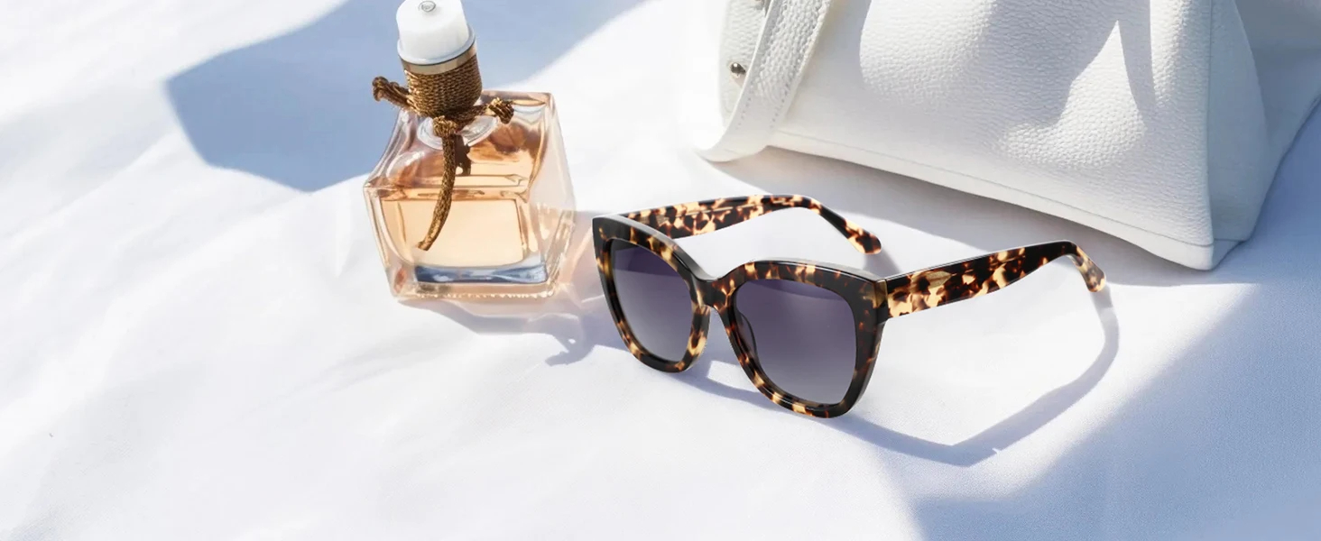 2025 new Trendy luxury Butterfly Polarized Sunglasses Fashion Thick Frame Acetate Sun Glasses Driving UV400 Protection for lady Details and Specifications