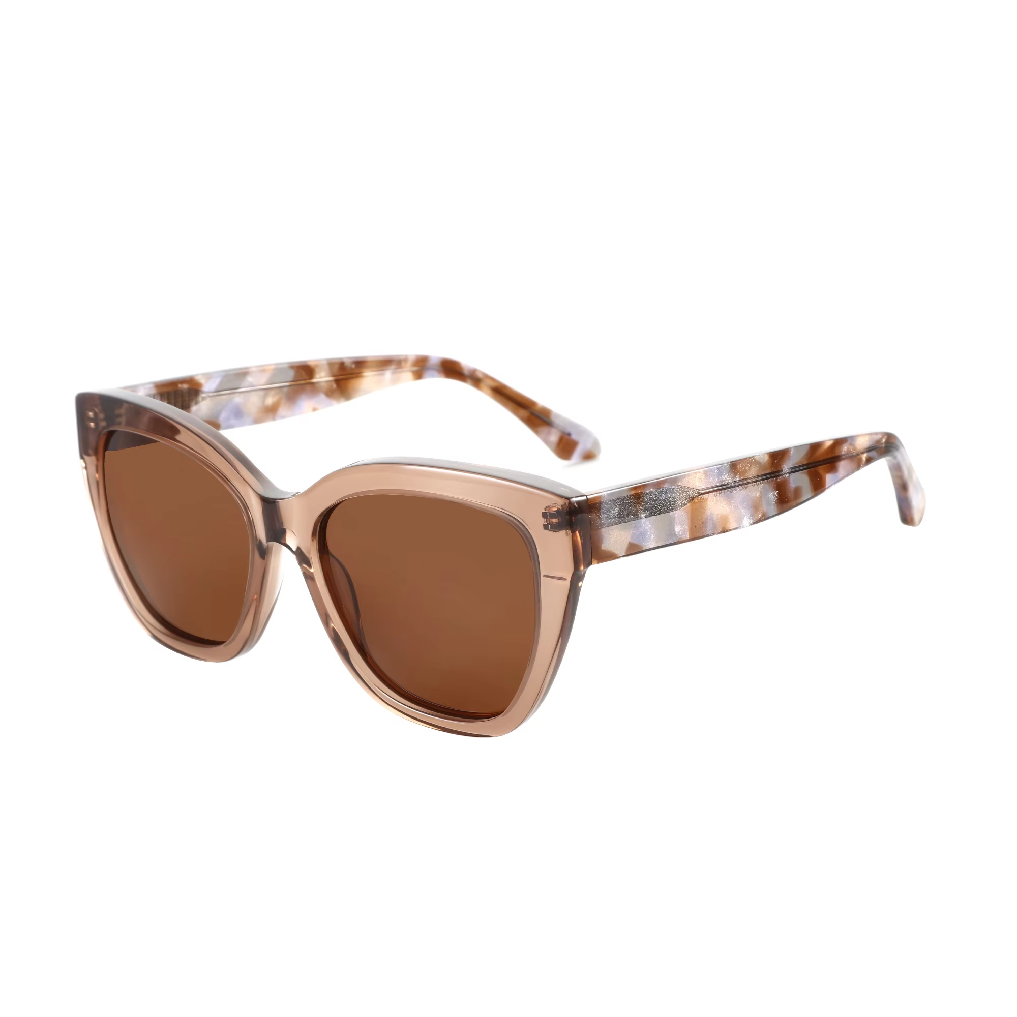 Other Acetate 2025 new Trendy luxury Butterfly Polarized Sunglasses Fashion Thick Frame Acetate Sun Glasses Driving UV400 Protection for lady - Details 14