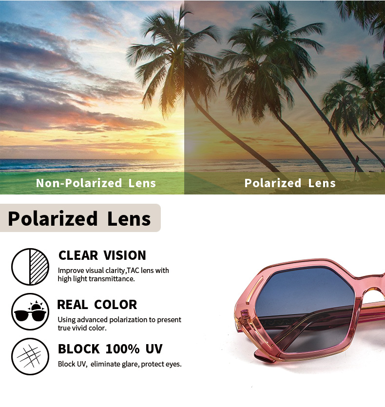 Wholesale Uv400 Fashion OEM ODM Polarized Sunglasses Custom Logo Acetate Shades High Quality Polarized Women Men Sunglasses Details and Specifications