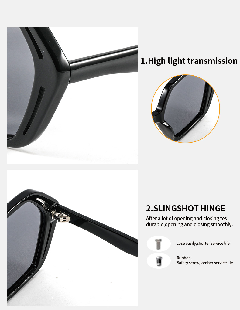 Other Acetate Wholesale Uv400 Fashion OEM ODM Polarized Sunglasses Custom Logo Acetate Shades High Quality Polarized Women Men Sunglasses - Details 5