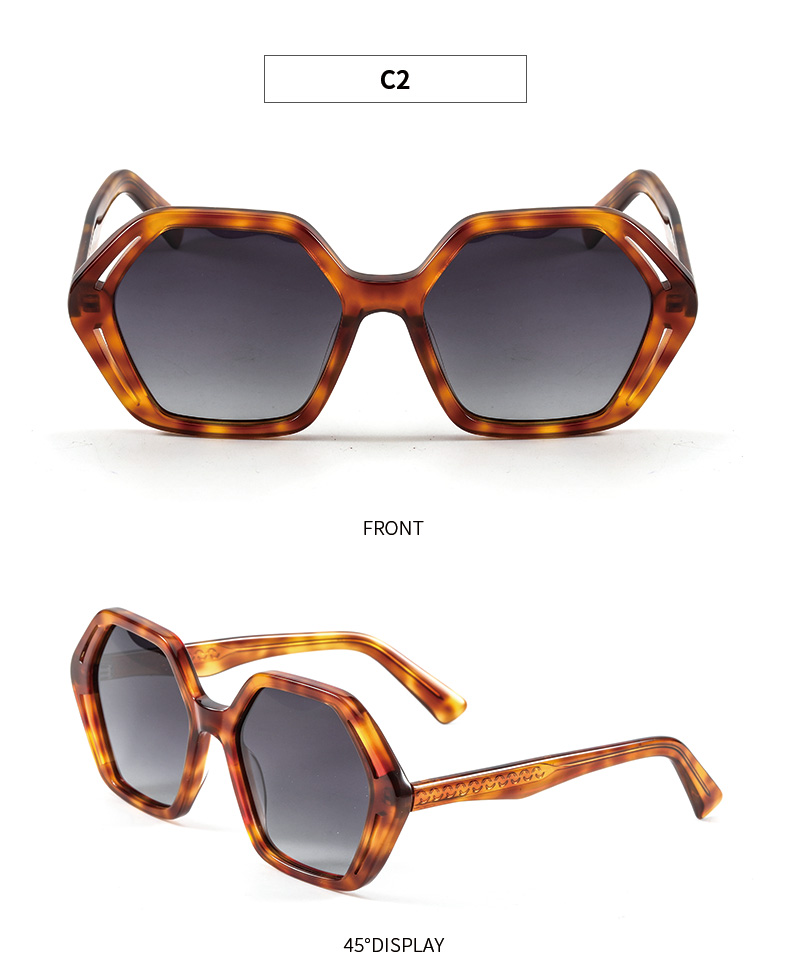 Other Acetate Wholesale Uv400 Fashion OEM ODM Polarized Sunglasses Custom Logo Acetate Shades High Quality Polarized Women Men Sunglasses - Details 8