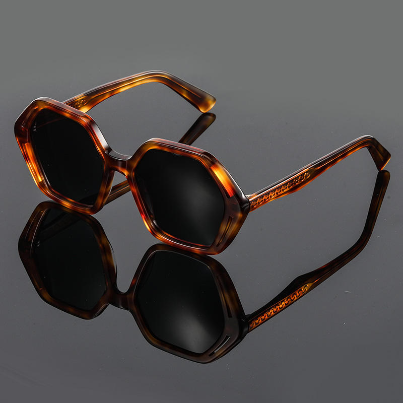 Wholesale Uv400 Fashion OEM ODM Polarized Sunglasses Custom Logo Acetate Shades High Quality Polarized Women Men Sunglasses