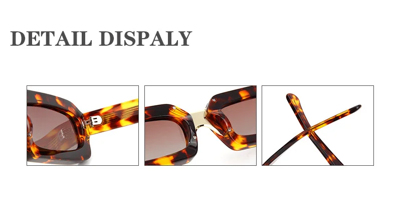 Glossy Black Grey Lens, Tortoiseshell Tea Lens, Clear Blue Blue Lens, Clear Tea Tea Lens, Solid White Tea Lens Acetate Trendy Small Frame Sunglasses | Fashion Acetate & Metal Mixed Gold Pin Acetate Shades - Details 2