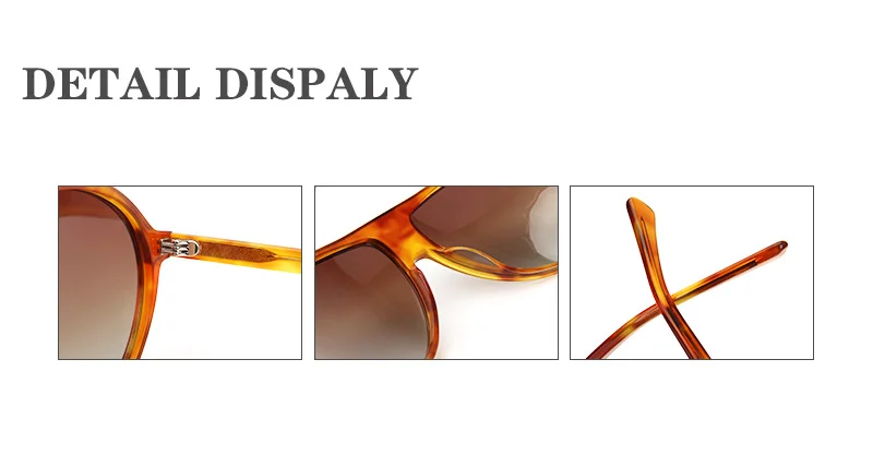 Glossy Black Gradient Grey Lens, Tortoiseshell Gradient Green Lens, Tortoiseshell Gradient Tea Lens, Clear Yellow Gradient Tea Lens Acetate Trendy Oversized UV Protection Acetate Sunglasses for Women | European & American Retro Martin-Style Frog Shades for Men - Details 1