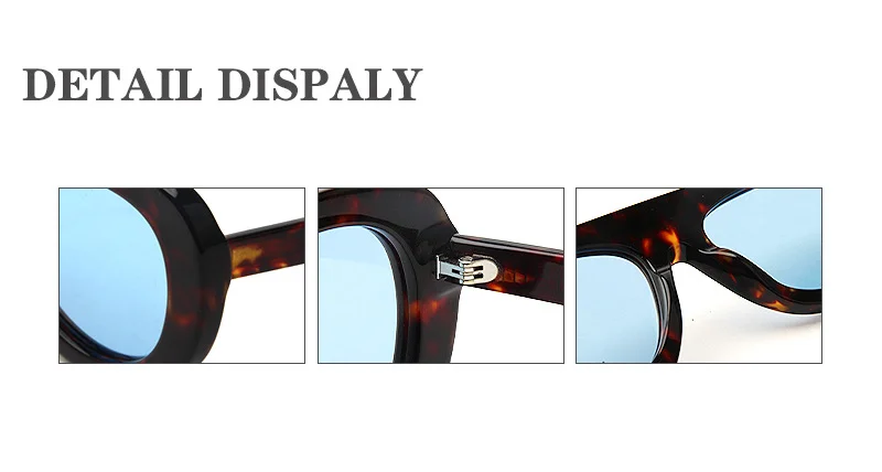 Glossy Black Grey Lens, Tortoiseshell Blue Lens, Wine Red Light Lens, Clear Tea Tea Lens, Tortoiseshell Green Lens Acetate Trendy Personalized Retro Frog Sunglasses | Oversized Aviator UV Protection Acetate Shades - Details 1