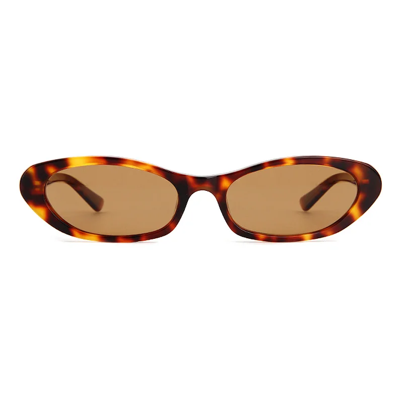 Glossy Black Tea Lens, Tortoiseshell Tea Lens, Brown Tortoiseshell Green Lens, Solid White Beige Lens, Wine Red Pink Lens, Clear Green Grey Lens Acetate Best-Selling British Retro Small Frame UV Protection Sunglasses | Trendy Oval Multi-Color Acetate Shades - Details 1