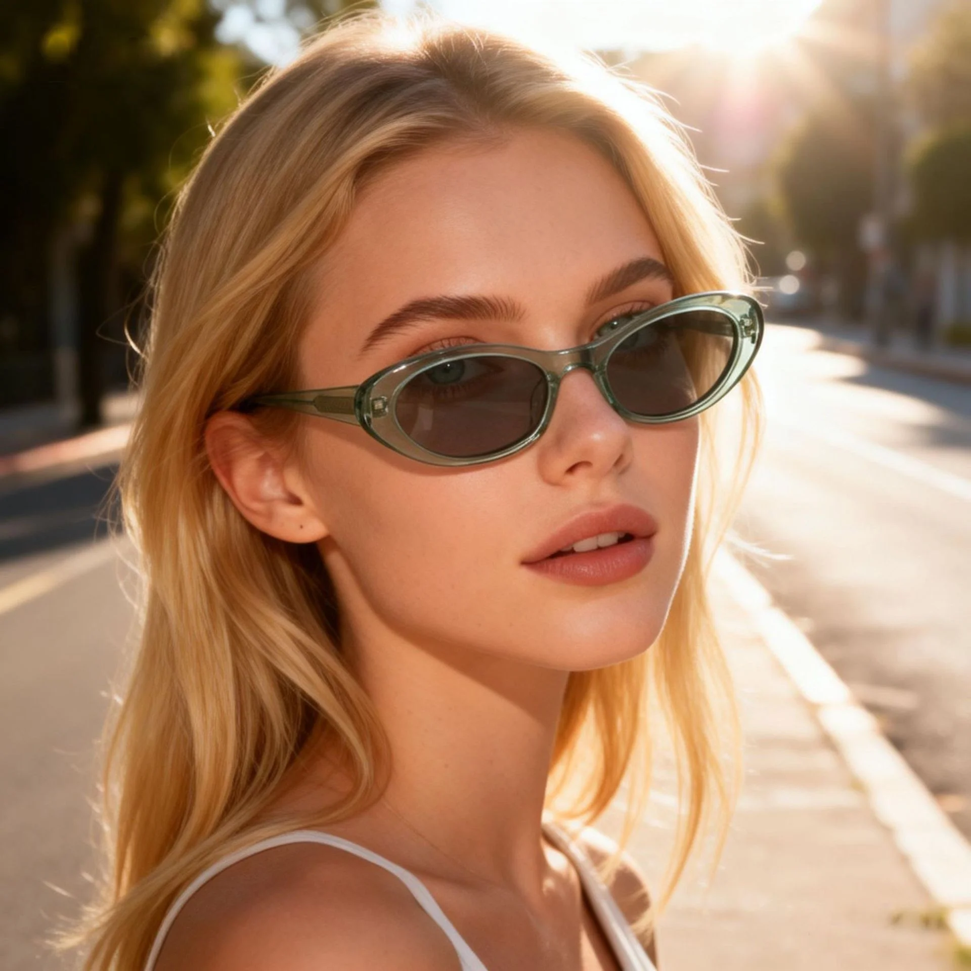 Glossy Black Tea Lens, Tortoiseshell Tea Lens, Brown Tortoiseshell Green Lens, Solid White Beige Lens, Wine Red Pink Lens, Clear Green Grey Lens Acetate Best-Selling British Retro Small Frame UV Protection Sunglasses | Trendy Oval Multi-Color Acetate Shades - Details 7