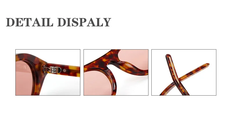 Glossy Black Purple Lens, Tortoiseshell Orange Lens, Floral Tortoiseshell Pink Lens, Clear Tea Light Lens, Clear Grey Blue Lens Acetate Cat Eye Premium Metal Line Sunglasses for Women | Trendy Rivet Designer Acetate Shades - Details 1