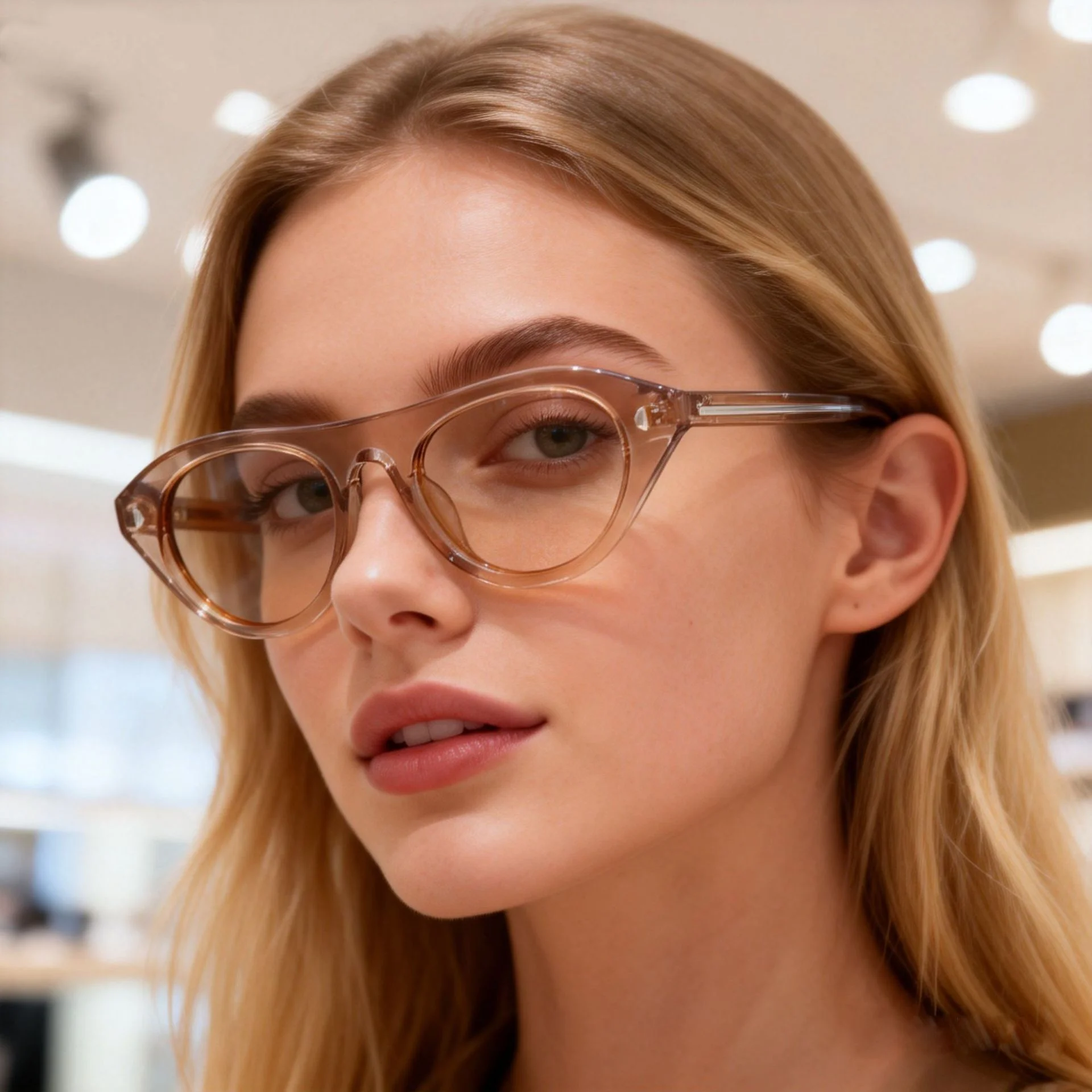 Glossy Black Purple Lens, Tortoiseshell Orange Lens, Floral Tortoiseshell Pink Lens, Clear Tea Light Lens, Clear Grey Blue Lens Acetate Cat Eye Premium Metal Line Sunglasses for Women | Trendy Rivet Designer Acetate Shades - Details 6