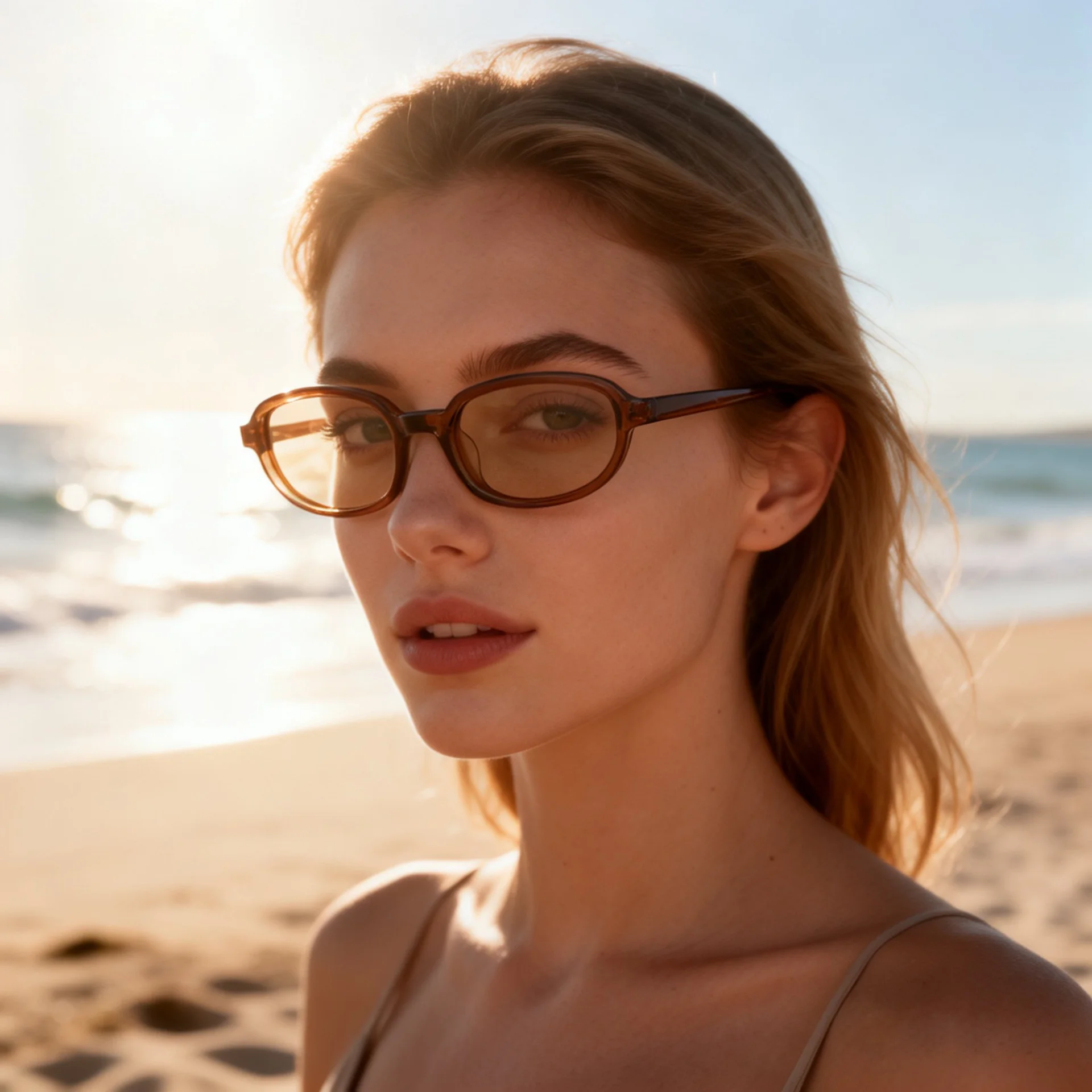 Glossy Black Tea Lens, Tortoiseshell Green Lens, Clear Tea Tea Lens, Clear Grey Blue Lens, Dark Green Tea Lens, Dark Green Pink Lens Acetate Premium Oval Frame Sunglasses for Women | Trendy Small Frame Acetate Shades - Details 6