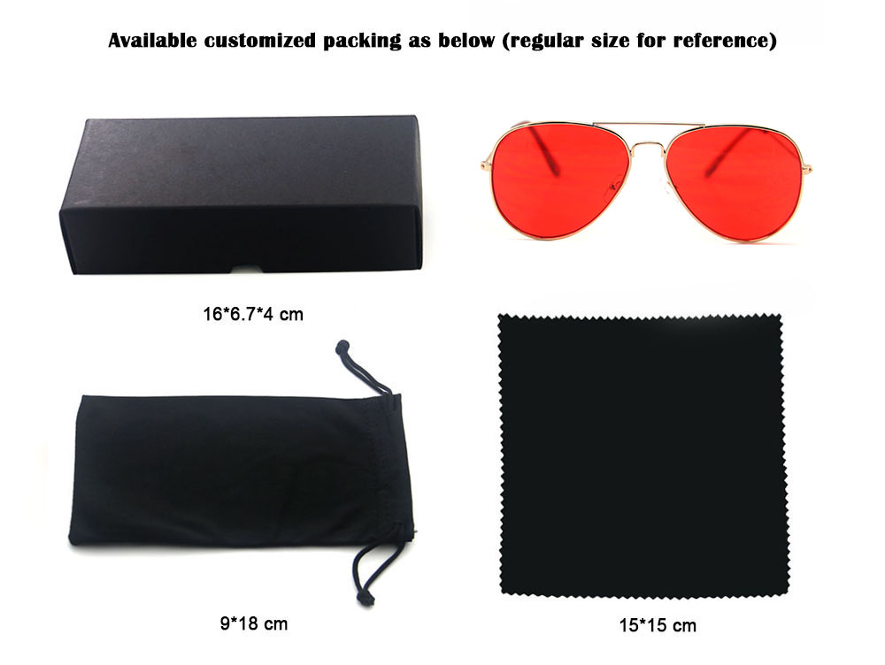 Custom Metal New Style Custom logo Promotion Fashion Double Bridge Color Lens Unisex Stainless Metal Frame Airman Sunglasses - Details 3