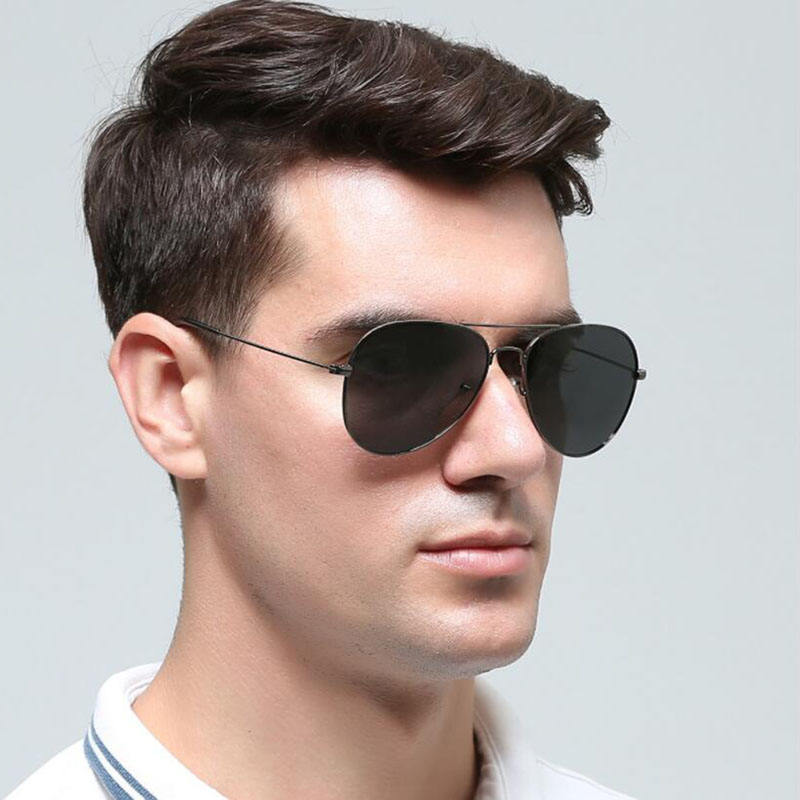 Custom Metal New Style Custom logo Promotion Fashion Double Bridge Color Lens Unisex Stainless Metal Frame Airman Sunglasses - View 2