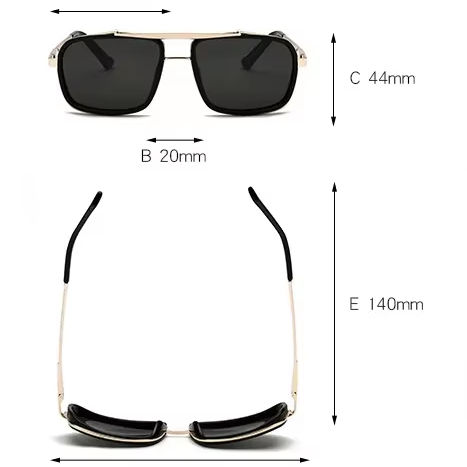 Black, Gold, Gun Metal Metal Square Pilot Wholesale Custom 2024 Gafas De Sol Driving Aviation Metal Shades Polarized Men's Sun Glasses 2024 Sport Sunglasses - View 3