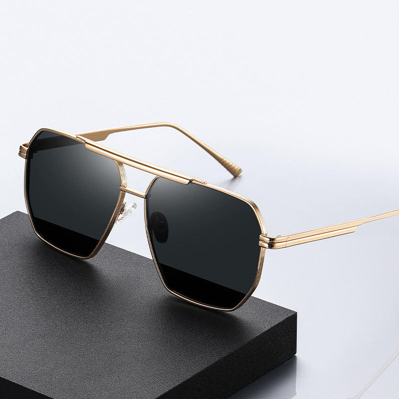 Black, Gold, 5 colors available Metal Hot Sale Polarized Sunglasses Fashion Lentes De Sol 2025 Men Women Anti Glare Sun Glasses - View 2