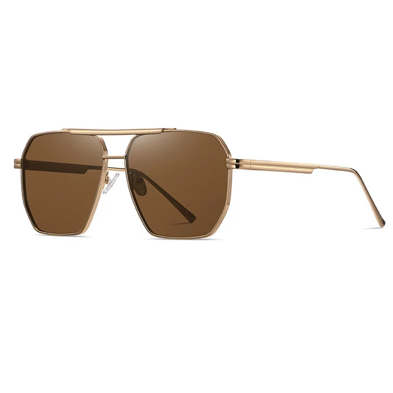 Black, Gold, 5 colors available Metal Hot Sale Polarized Sunglasses Fashion Lentes De Sol 2025 Men Women Anti Glare Sun Glasses - View 5
