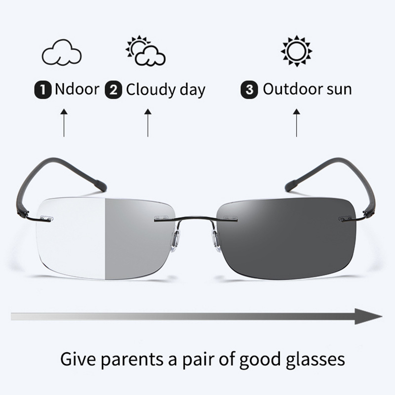 Black, Other New Style Bifocal Reading Glasses Anti Blue Light Fashion Readers - Details 1