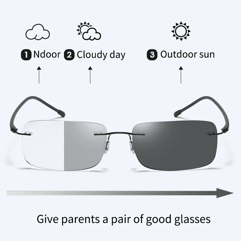 Black, Other  New Style Bifocal Reading Glasses Anti Blue Light Fashion Readers - Details 1