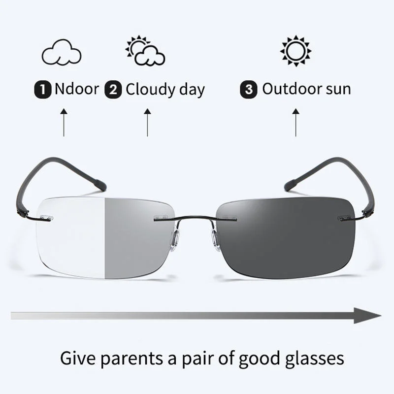 Black, Other  New Style Bifocal Reading Glasses Anti Blue Light Fashion Readers - View 3