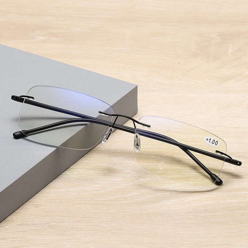 Black, Other New Style Bifocal Reading Glasses Anti Blue Light Fashion Readers - View 5