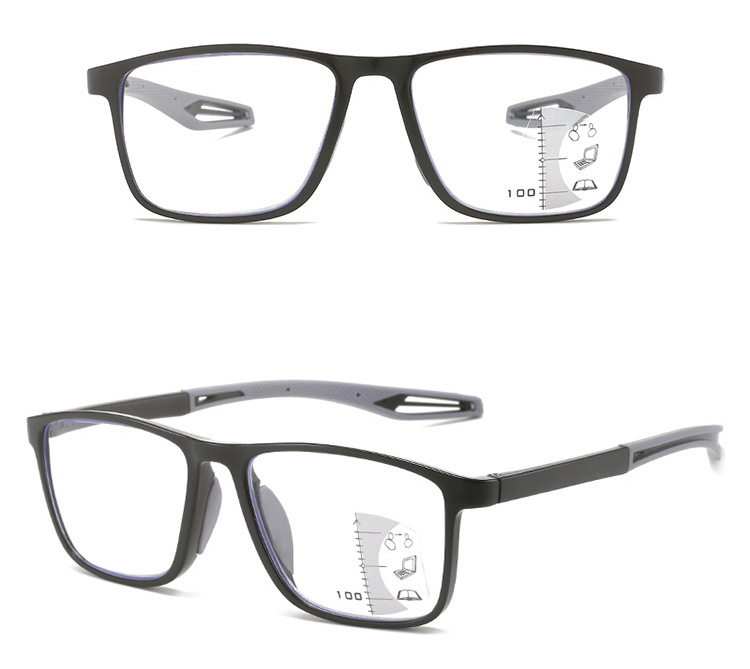 PC Multi Focus Progressive Anti-Slip Anti Blue Light Blocking Bifocal Photochromic Multifocal Reading Glasses Reading Glasses - Details 6