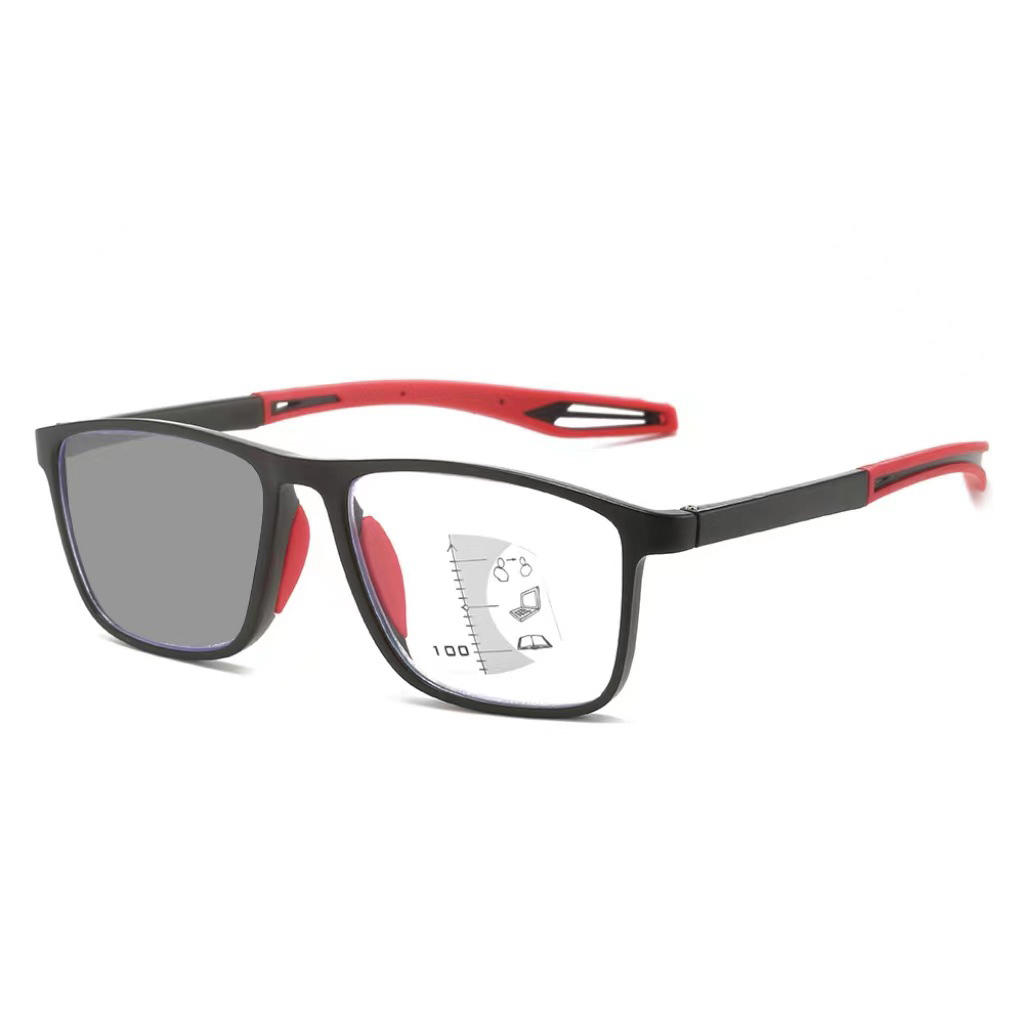 PC Multi Focus Progressive Anti-Slip Anti Blue Light Blocking Bifocal Photochromic Multifocal Reading Glasses Reading Glasses - View 3