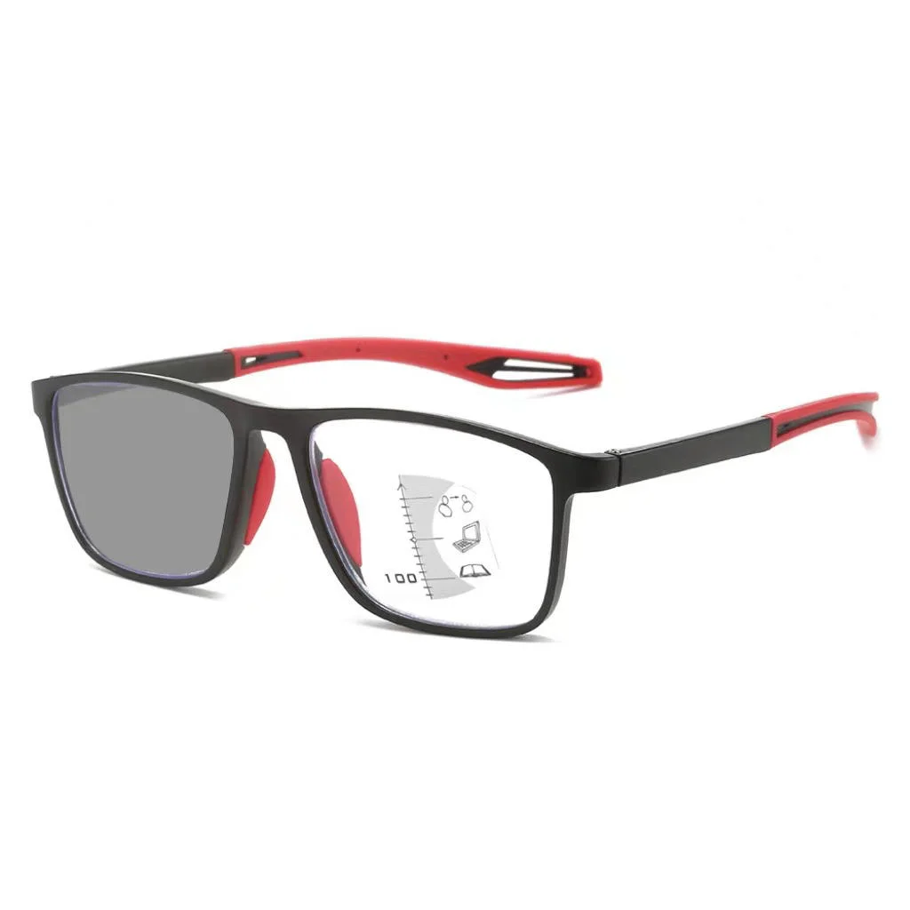  PC Multi Focus Progressive Anti-Slip Anti Blue Light Blocking Bifocal Photochromic Multifocal Reading Glasses Reading Glasses - View 3