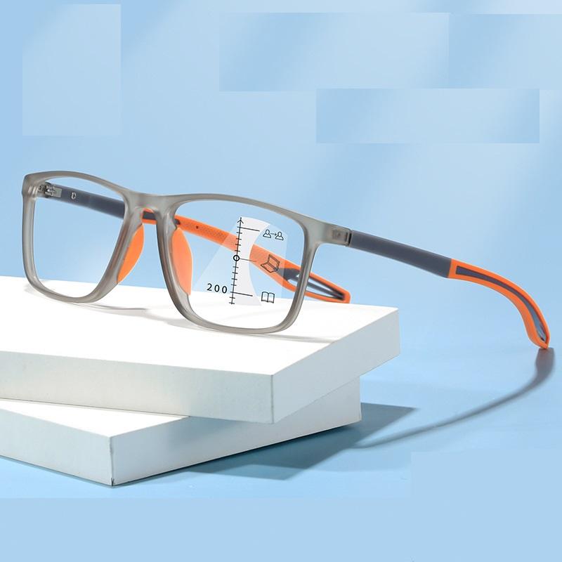 New Design TR90 Progressive Bifocal Reading Glasses with Multifocal Lens High Quality Reading Glasses Anti Blue Light