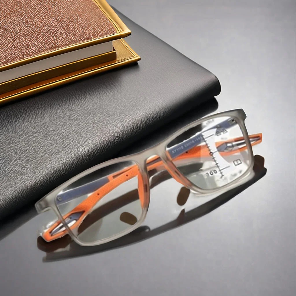 Multi TR90 TR90 Sports Reading Glasses Ultra-Light High-Definition Progressive Multi-Focus Anti-Blue Light Presbyopia Glasses - View 2