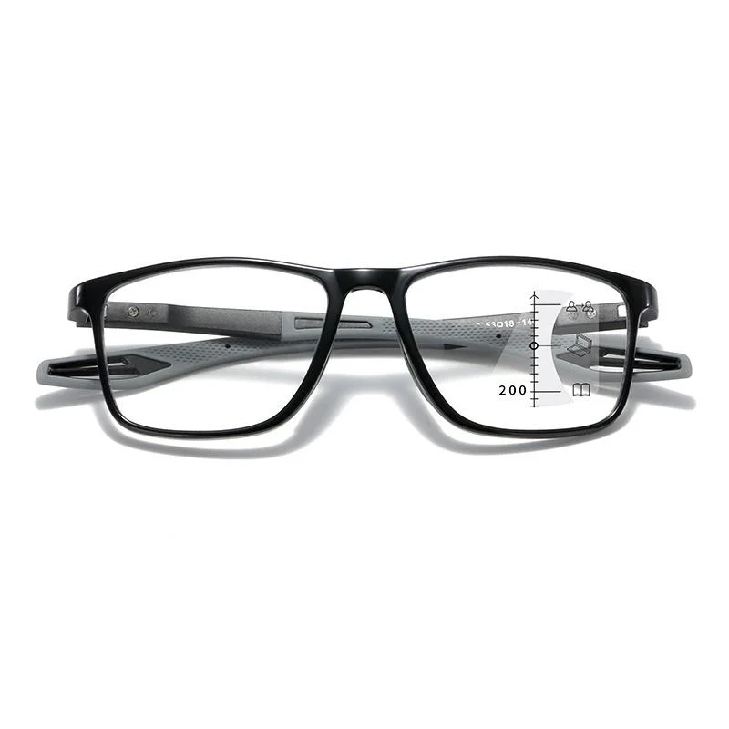 Multi TR90 TR90 Sports Reading Glasses Ultra-Light High-Definition Progressive Multi-Focus Anti-Blue Light Presbyopia Glasses - Details 1
