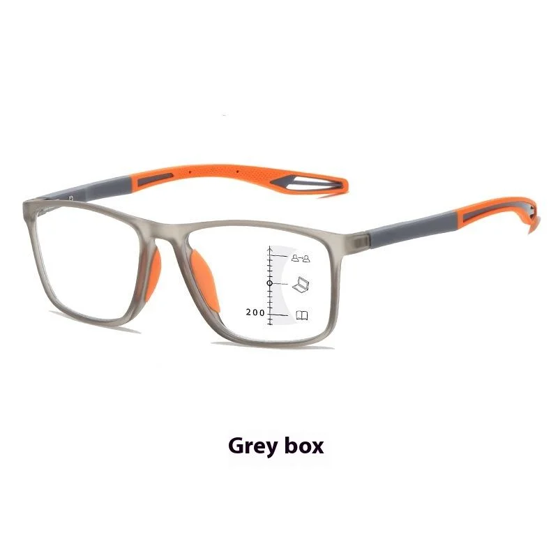 Multi TR90 TR90 Sports Reading Glasses Ultra-Light High-Definition Progressive Multi-Focus Anti-Blue Light Presbyopia Glasses - Details 2