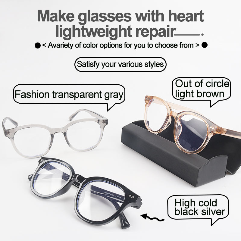 Clear TR-90 Blue Light & Radiation Blocking Optical Eyewear Clear Lens Anti-Blue & Anti-Radiation Glasses - View 5