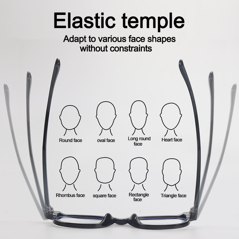 Clear TR-90 Blue Light & Radiation Blocking Optical Eyewear Clear Lens Anti-Blue & Anti-Radiation Glasses - View 6
