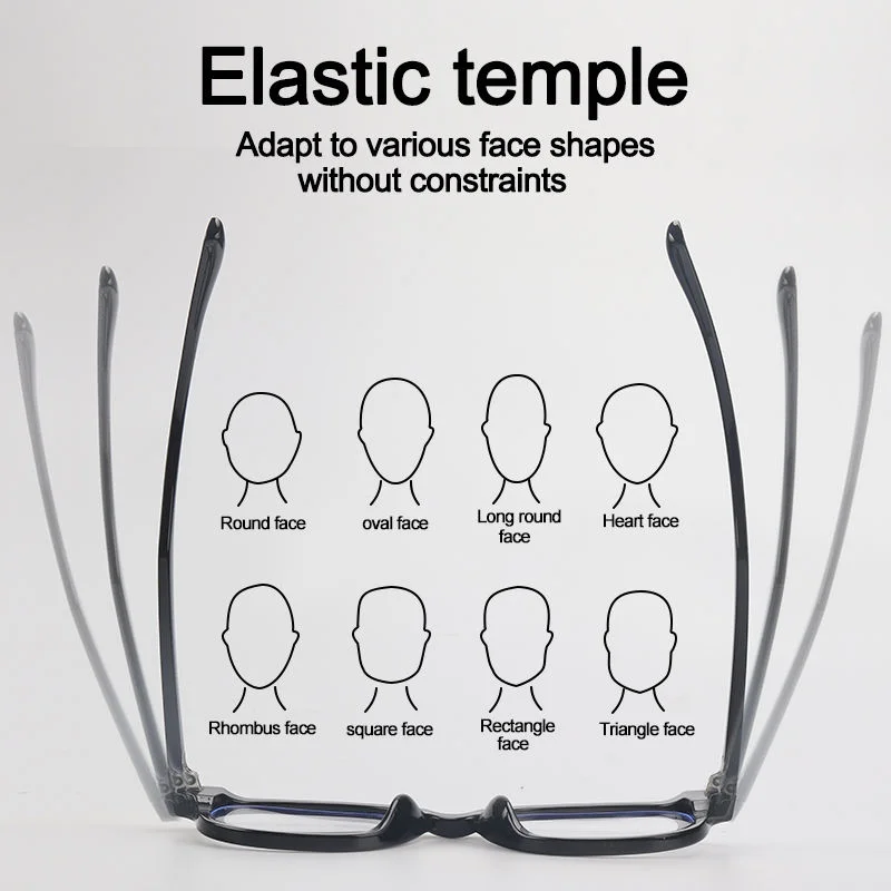 Clear TR-90 Blue Light & Radiation Blocking Optical Eyewear Clear Lens Anti-Blue & Anti-Radiation Glasses - View 6