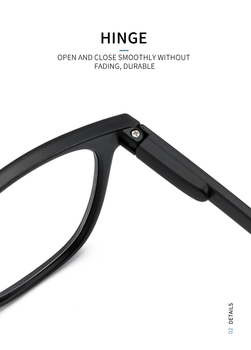 2025 Hot Retro Vintage Square Anti Blue Light Blocking Computer Readers Gaming Glasses Prescription Diopter 0 to 4.0 Men Woman - Details 3