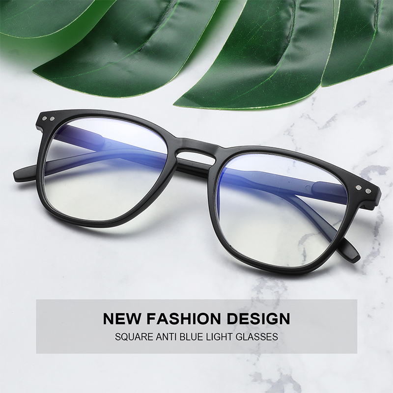 2025 Hot Retro Vintage Square Anti Blue Light Blocking Computer Readers Gaming Glasses Prescription Diopter 0 to 4.0 Men Woman Details and Specifications