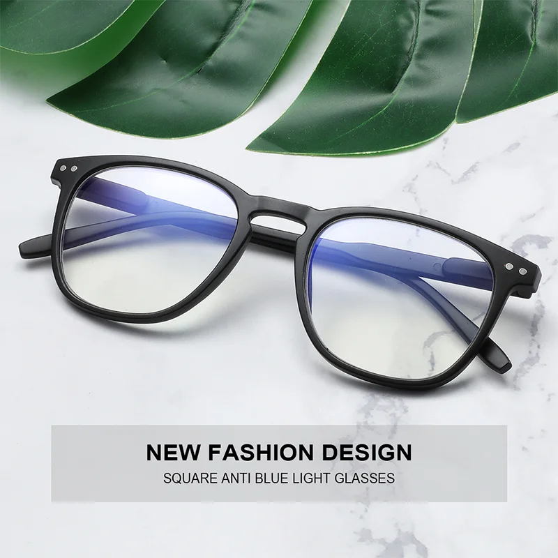   2025 Hot Retro Vintage Square Anti Blue Light Blocking Computer Readers Gaming Glasses Prescription Diopter 0 to 4.0 Men Woman - Details 6