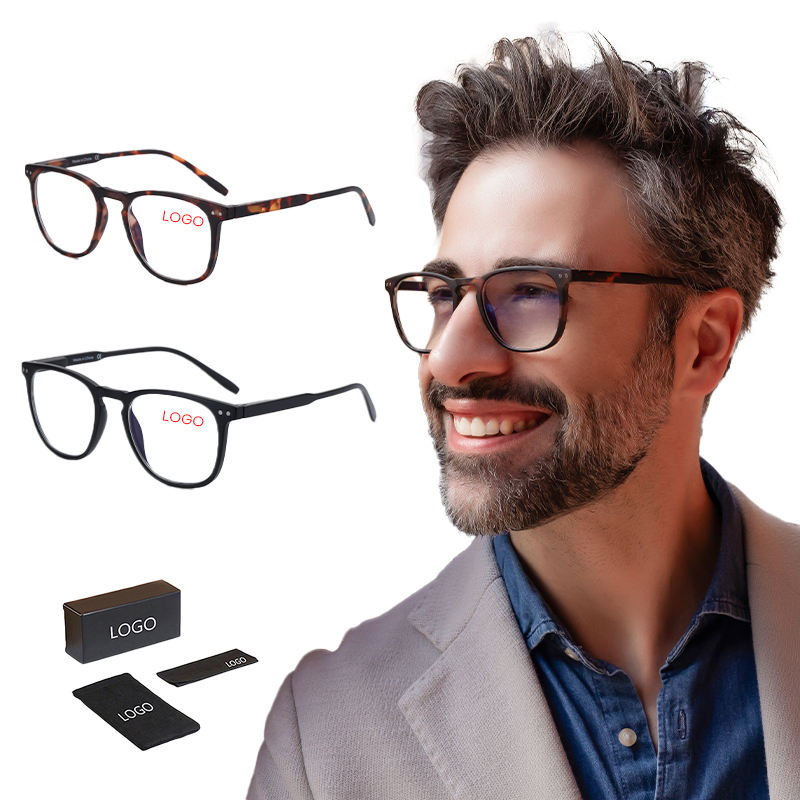 2025 Hot Retro Vintage Square Anti Blue Light Blocking Computer Readers Gaming Glasses Prescription Diopter 0 to 4.0 Men Woman