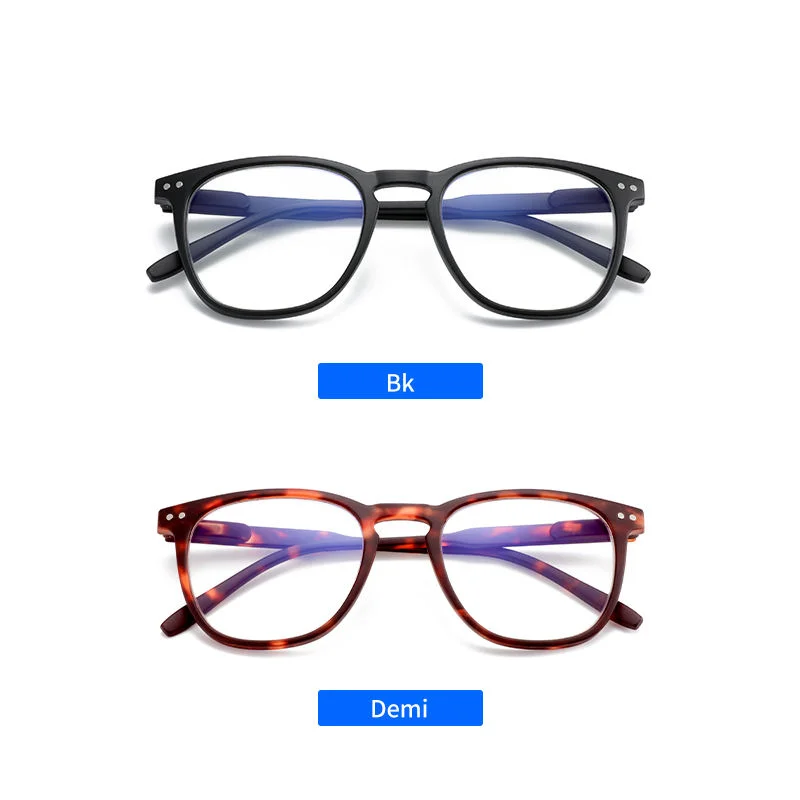 2025 Hot Retro Vintage Square Anti Blue Light Blocking Computer Readers Gaming Glasses Prescription Diopter 0 to 4.0 Men Woman - View 2