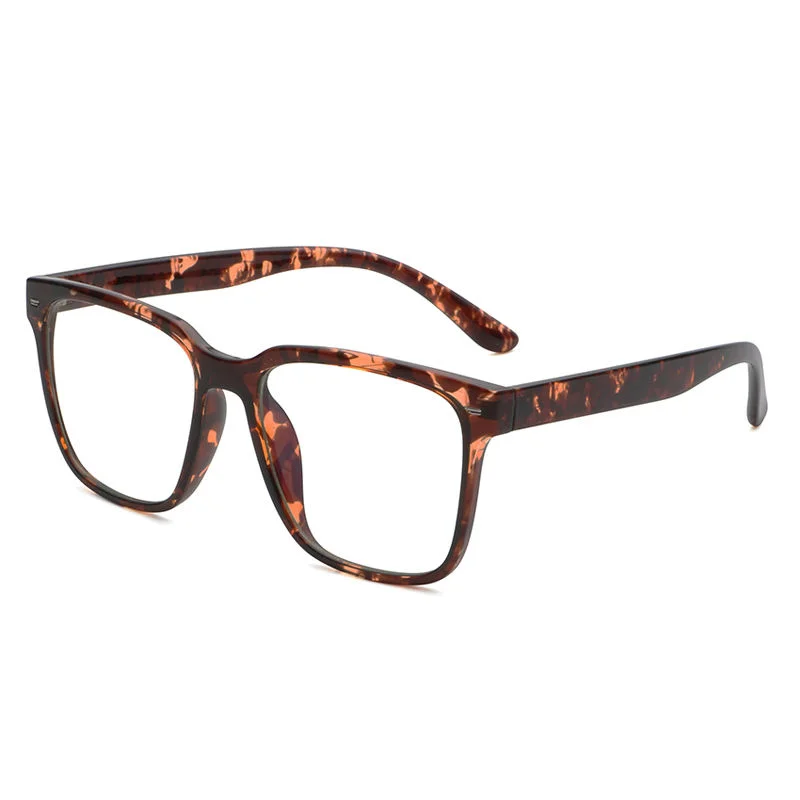 6 Colors TR90 Wholesale Clear TR90 Square Bluelight Eyewear Anti Blue Light Computer Eyeglasses Blue Light Blocking Glasses - View 2
